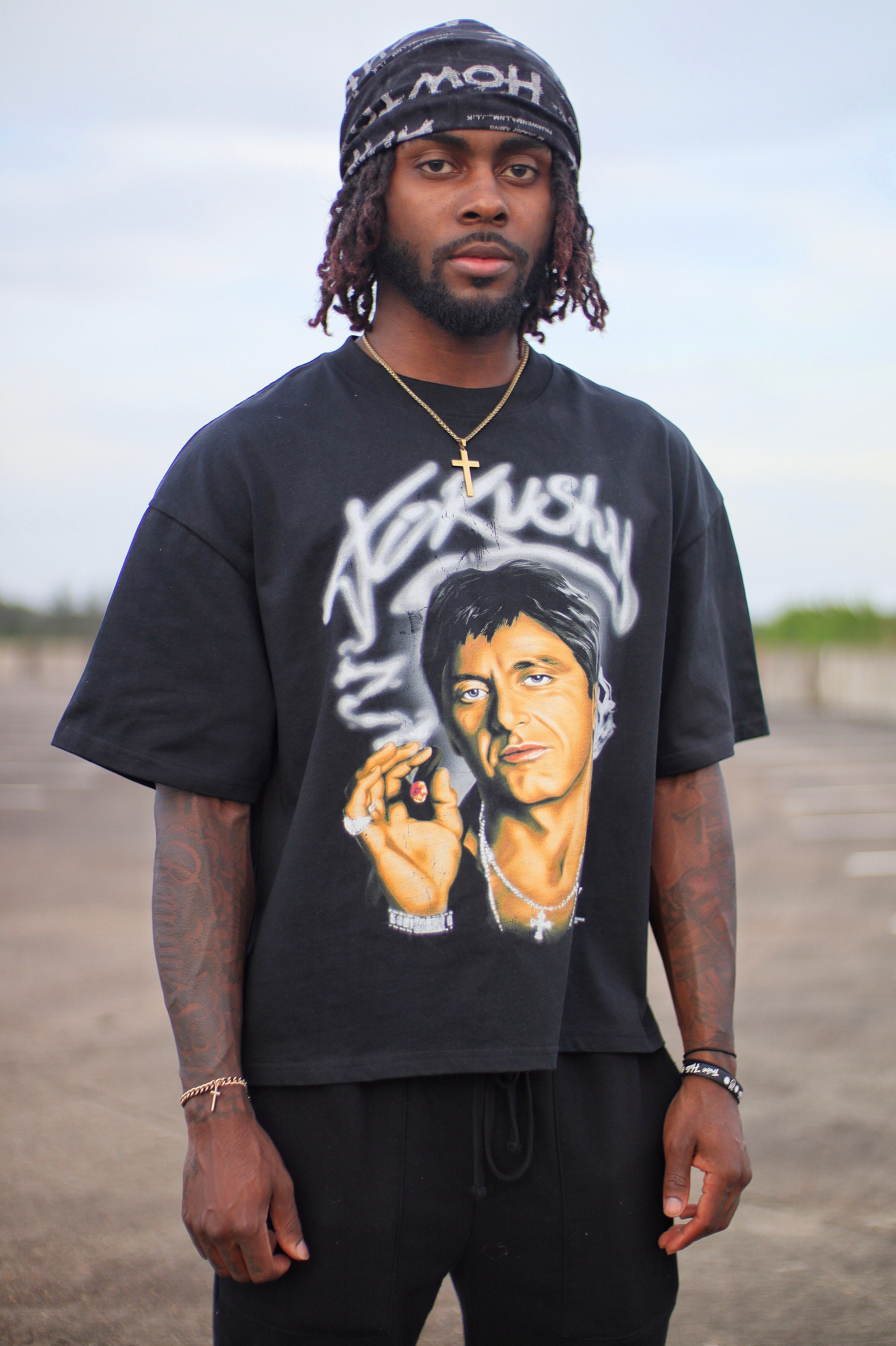 "I TALK U LISTEN" Loose Boxy Tee