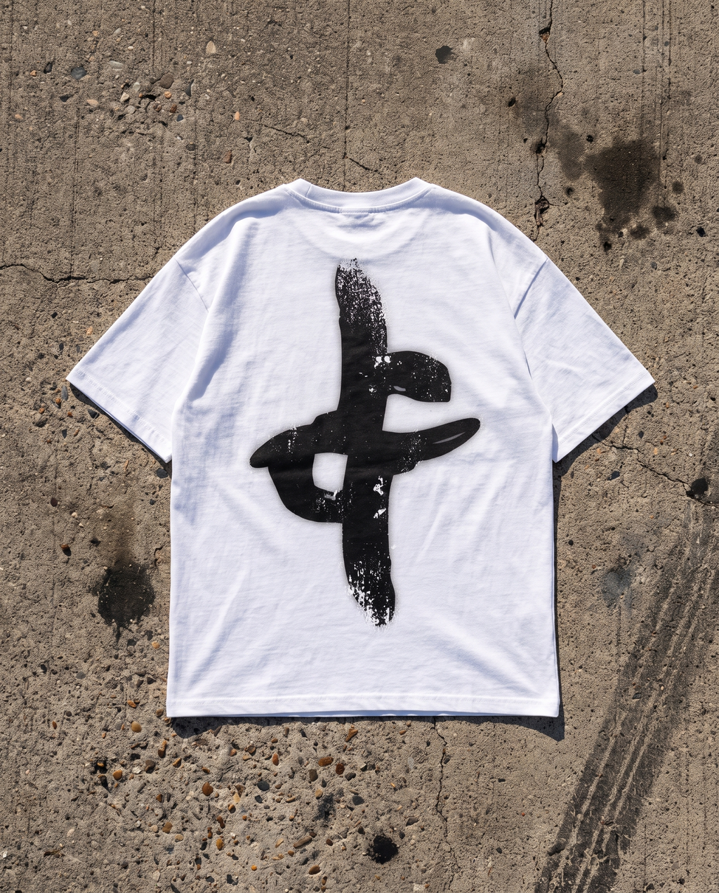 IDENTITY Oversize Tee - White