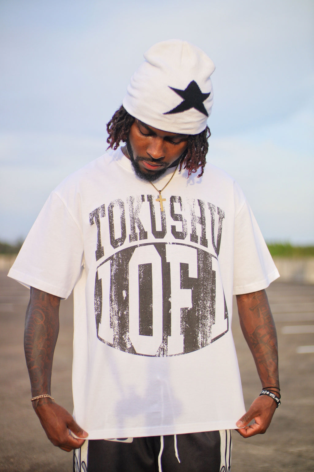 IDENTITY Oversize Tee - White