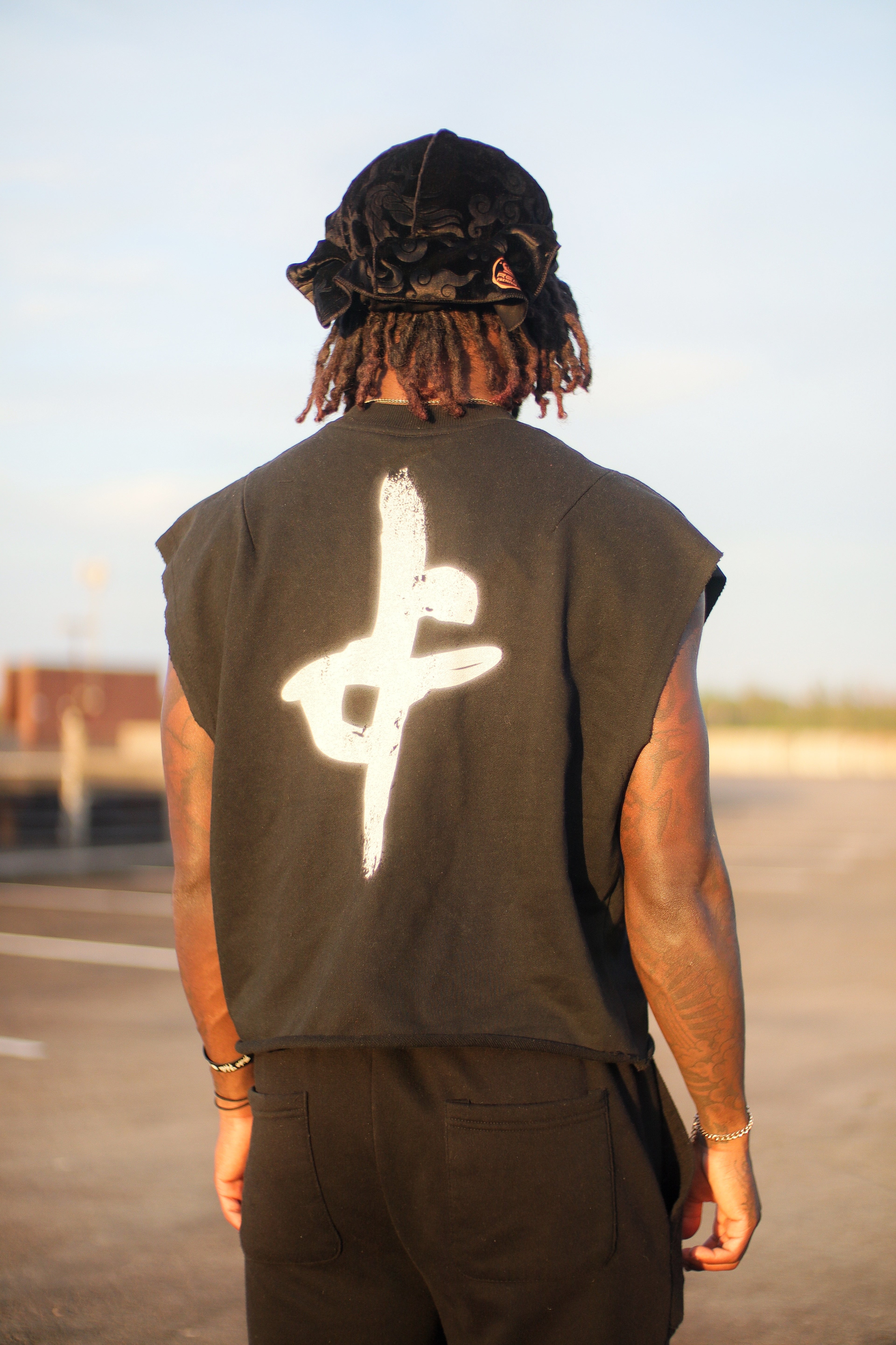IDENTITY French Terry Boxy Tank Top