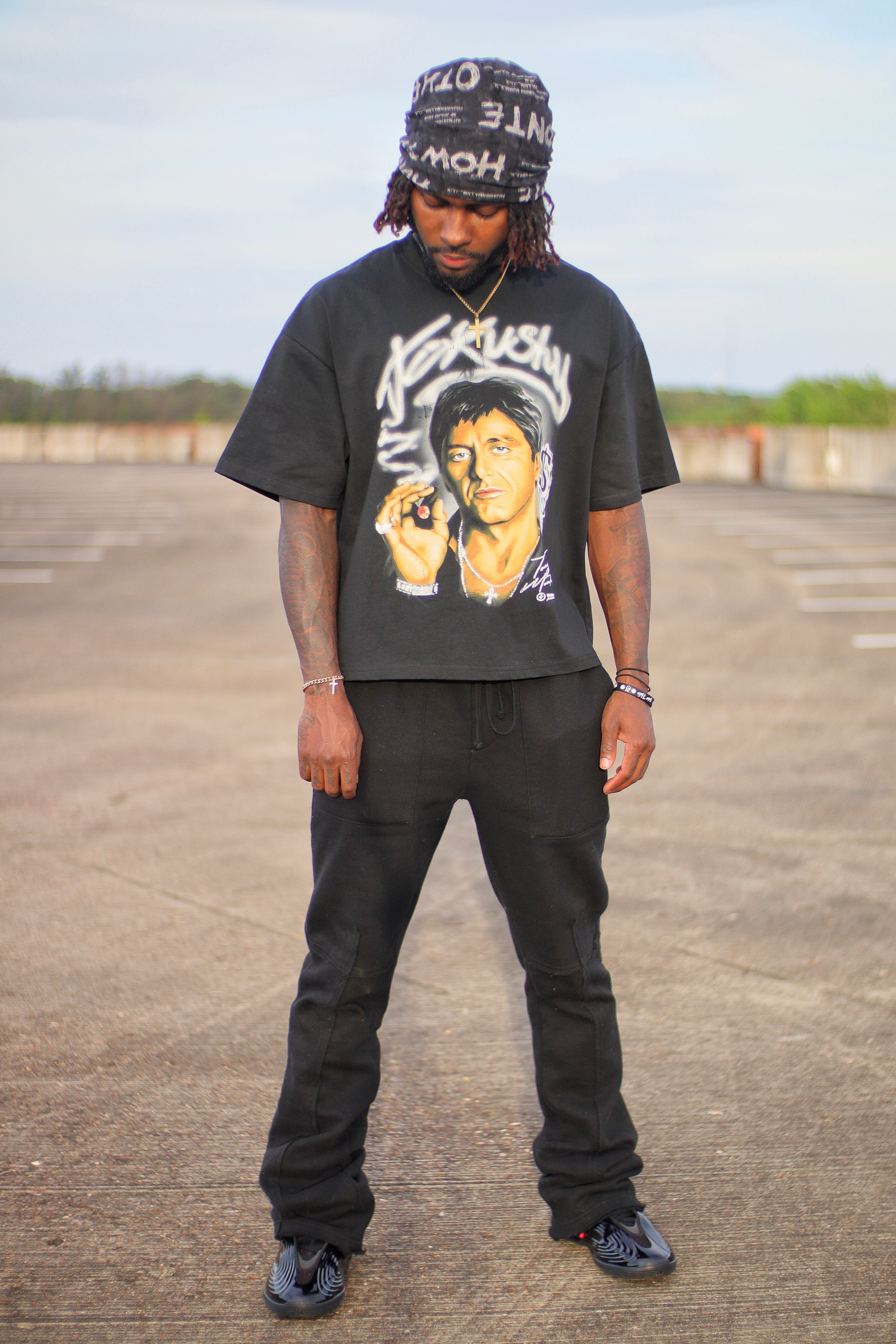 "I TALK U LISTEN" Loose Boxy Tee