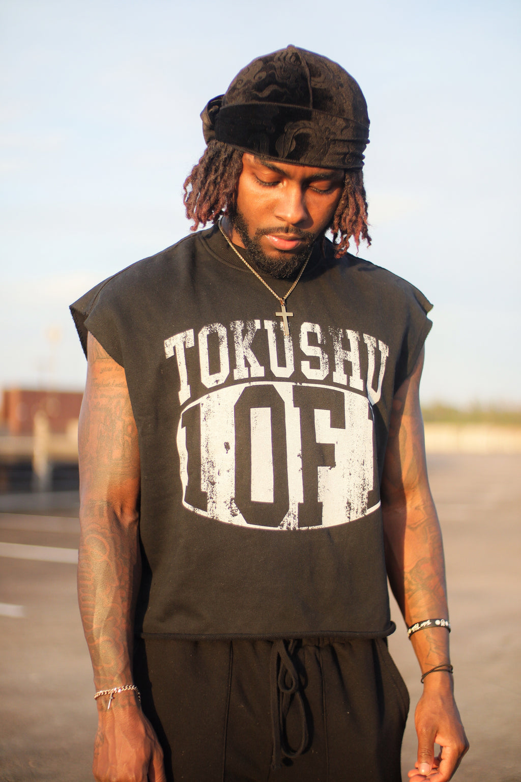 IDENTITY French Terry Boxy Tank Top