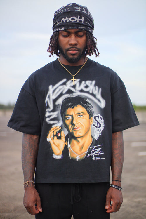 "I TALK U LISTEN" Loose Boxy Tee