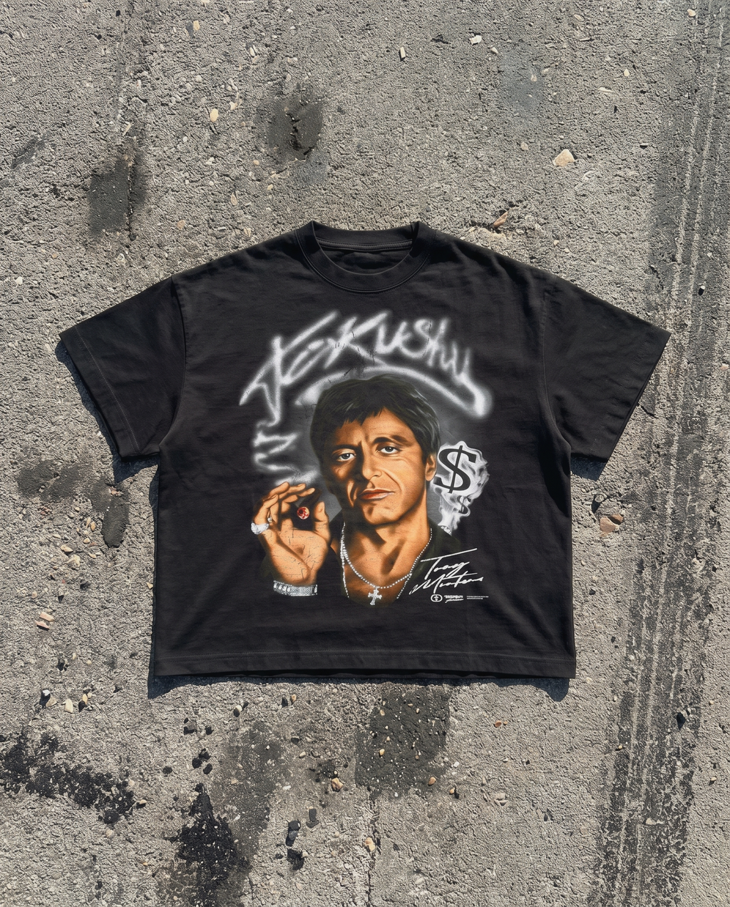 "I TALK U LISTEN" Loose Boxy Tee
