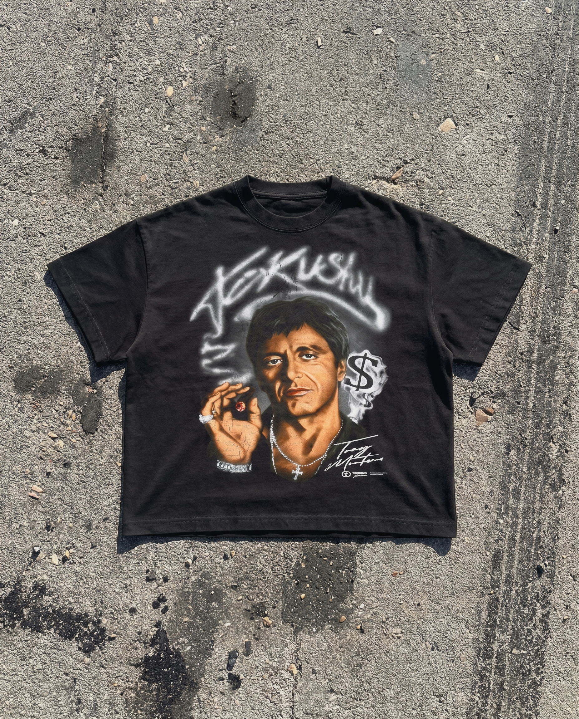 "I TALK U LISTEN" Loose Boxy Tee