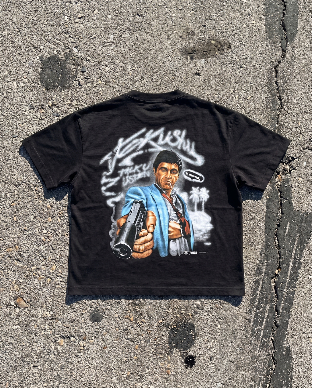 "I TALK U LISTEN" Loose Boxy Tee