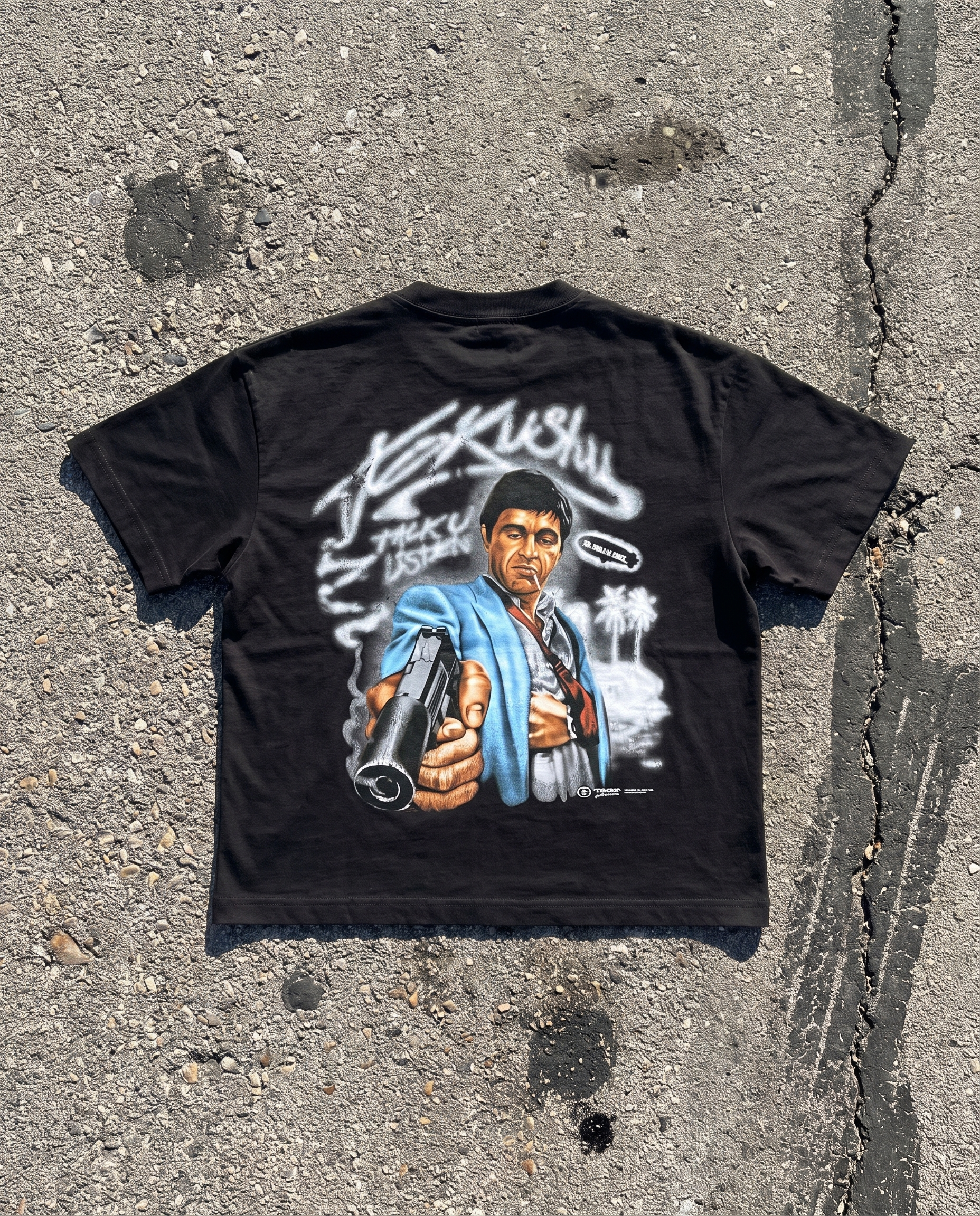 "I TALK U LISTEN" Loose Boxy Tee